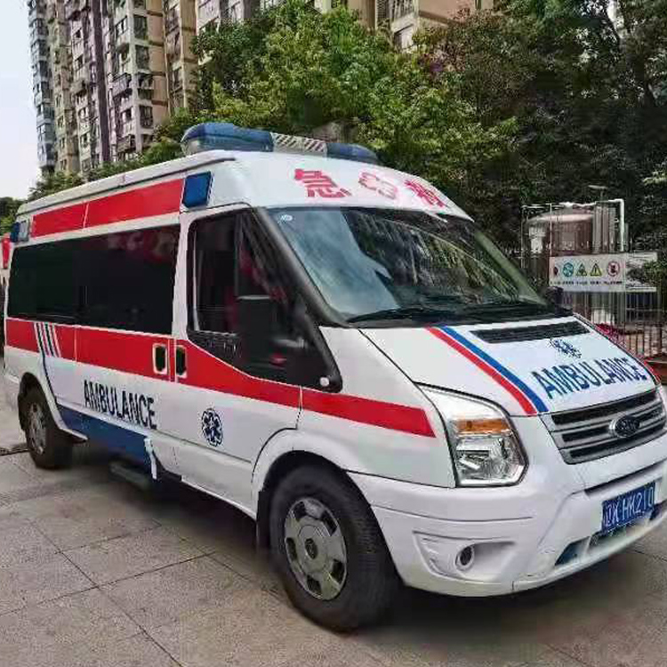 潮南长途救护车护送病人返乡
